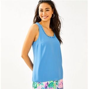 Lilly Pulitzer Carlene Ruffle Top (S) NWOT